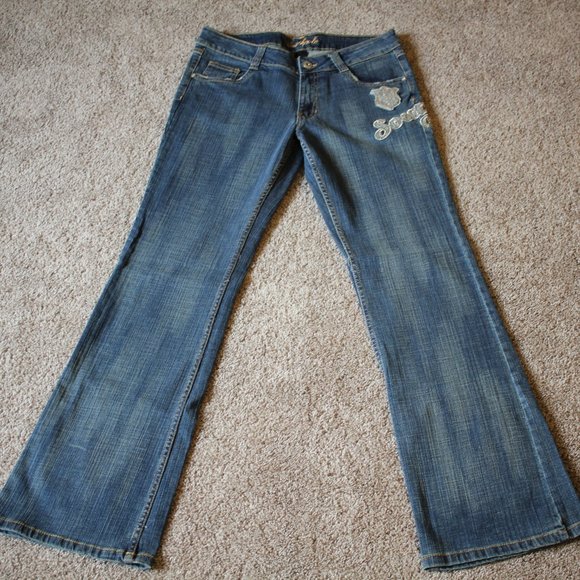 SouthPole Denim - SouthPole Applique Embroidered Jeans
